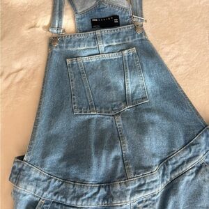 ASOS Maternity Sky Blue Denim Overalls